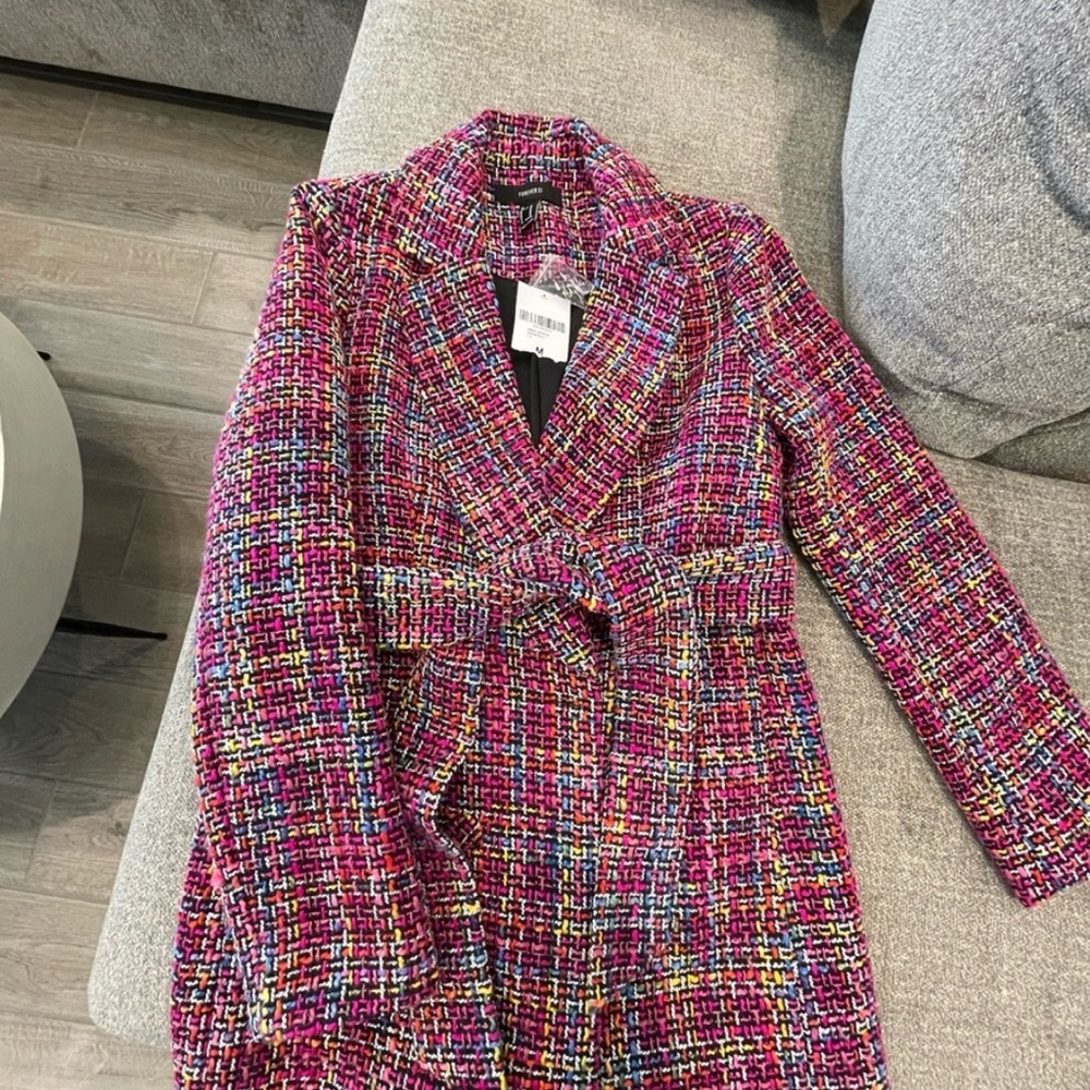 Forever 21 Colorful Tweed Blazer